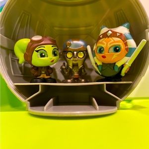 Hera Syundulla, Ahsoka Tano, Professor Hyuang Mini Doorables! Just released!
